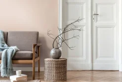 Vliestapete Daniel Hechter Uni Textil Optik Apricot
