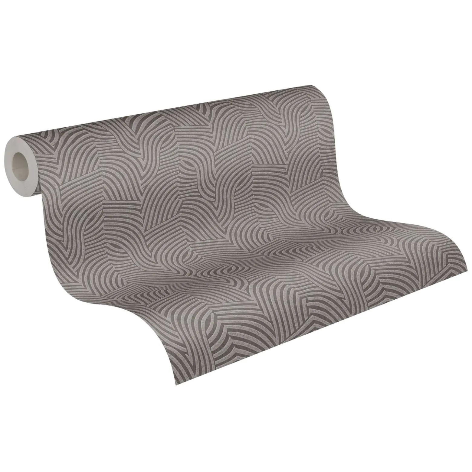 Vliestapete Daniel Hechter Wellen Grau Silber Metallic