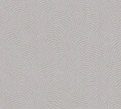 Vliestapete Daniel Hechter Wellen Grau Weiß Metallic