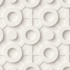Vliestapete 3D-Effekt Grafisch Creme Grau 89031