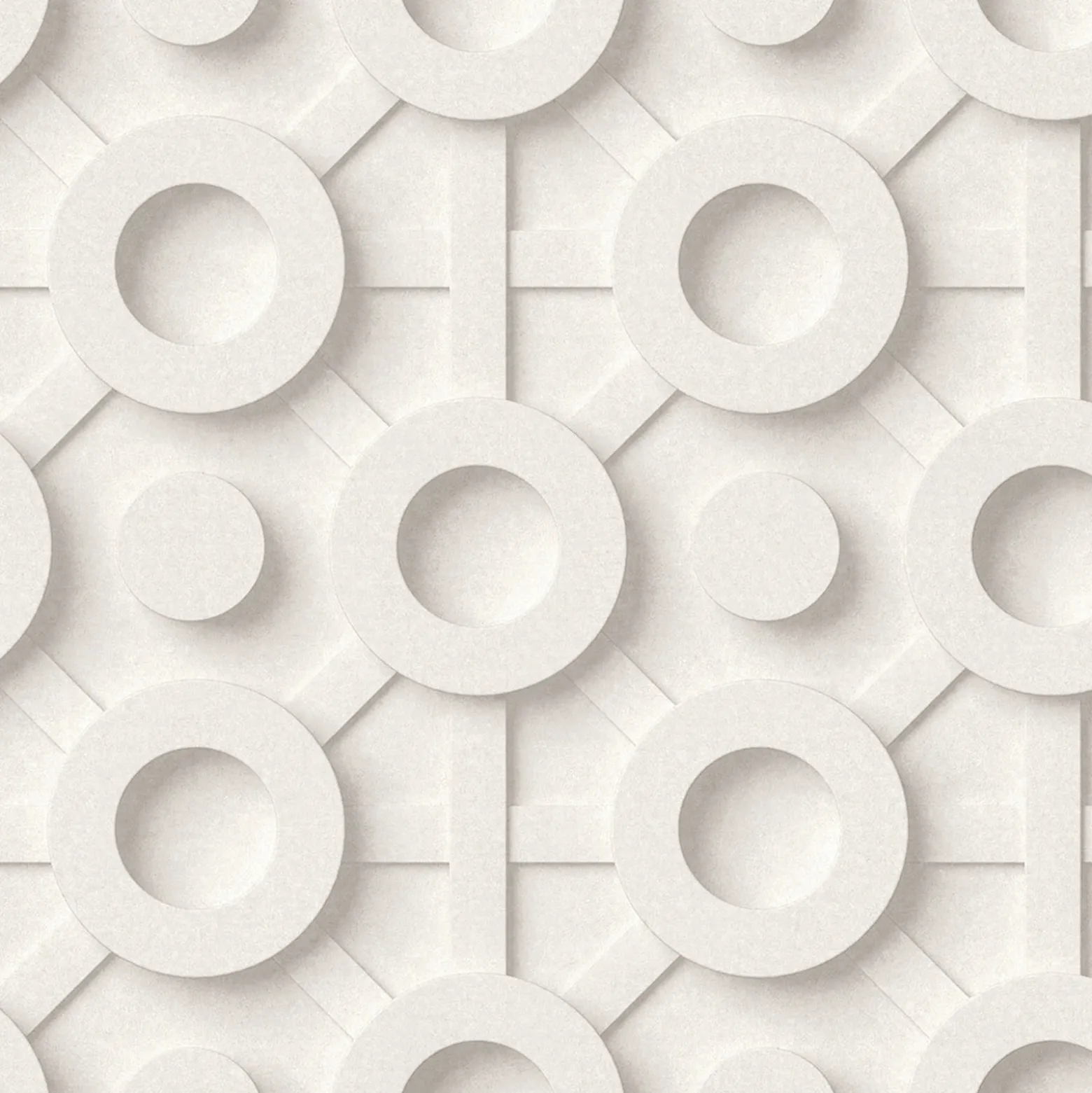 Vliestapete 3D-Effekt Grafisch Creme Grau 89031