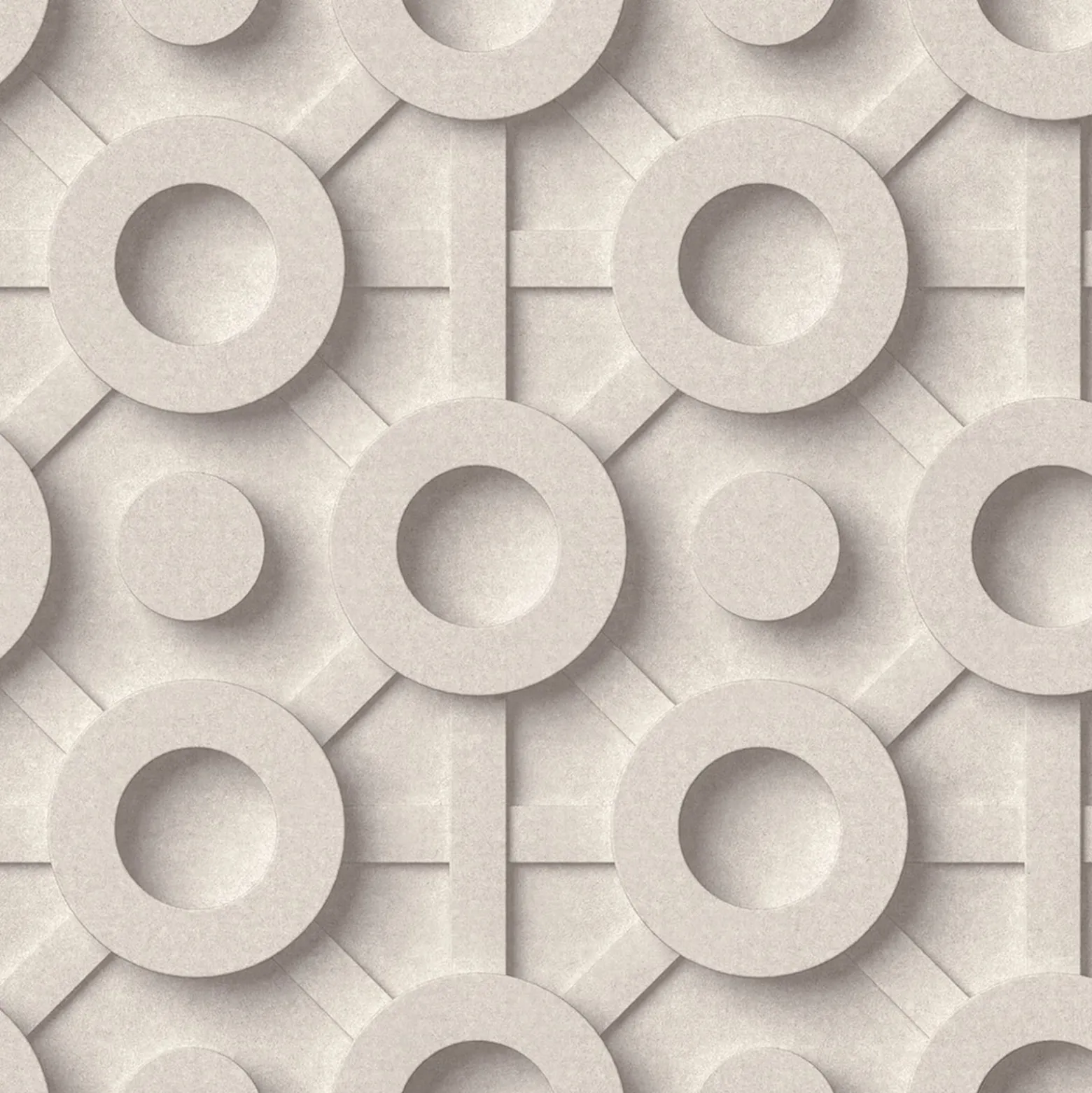 Vliestapete 3D-Effekt Grafisch Beige Grau 89032