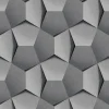 Vliestapete 3D-Effekt Grau Schwarz Silber Metallic A54601