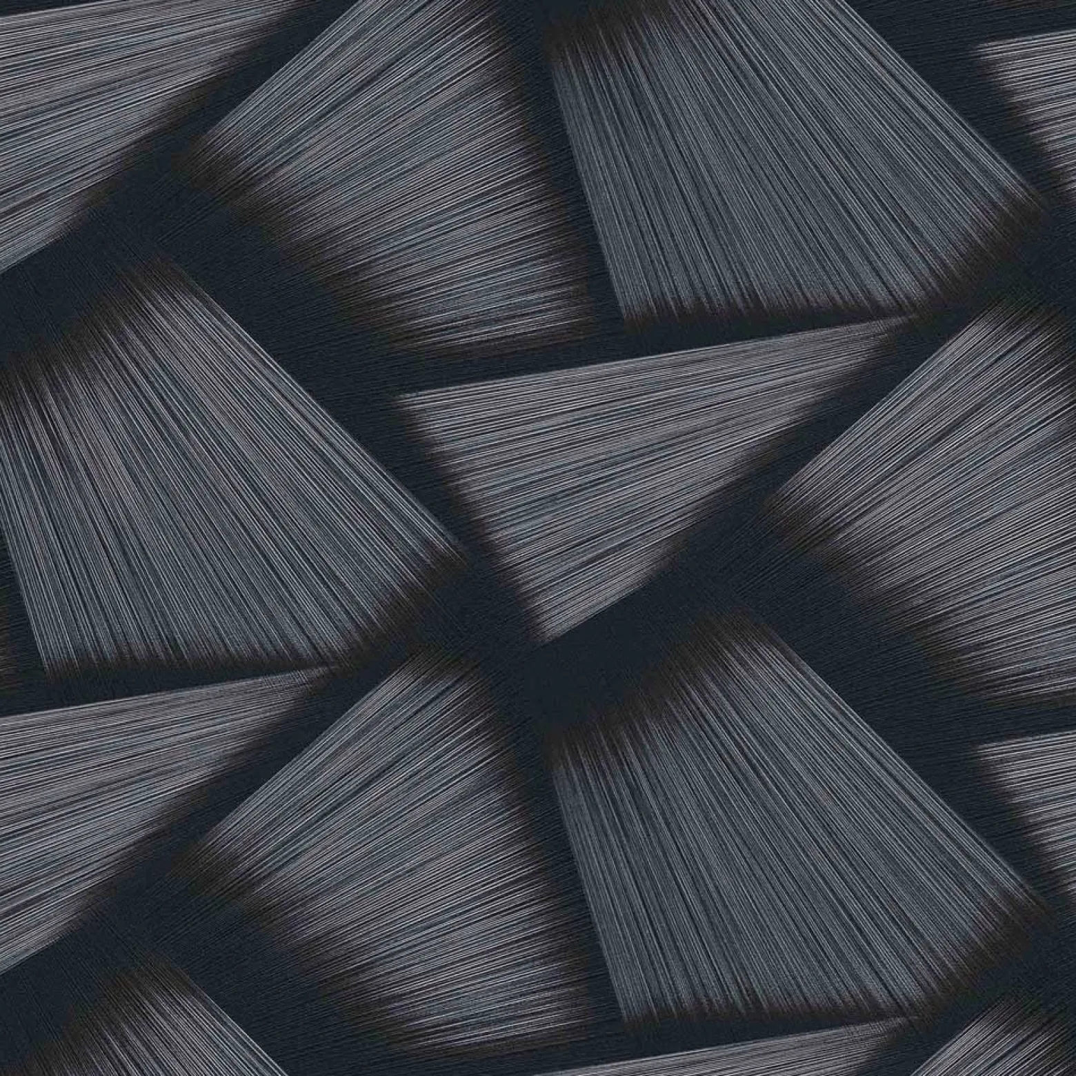 Vliestapete 3D-Effekt Schwarz Silber Metallic 10401-15
