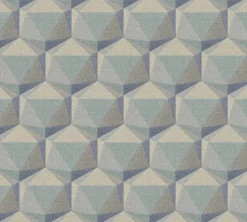 Vliestapete 3D Grafik Blau Beige Nara 38748-4 AS Creation