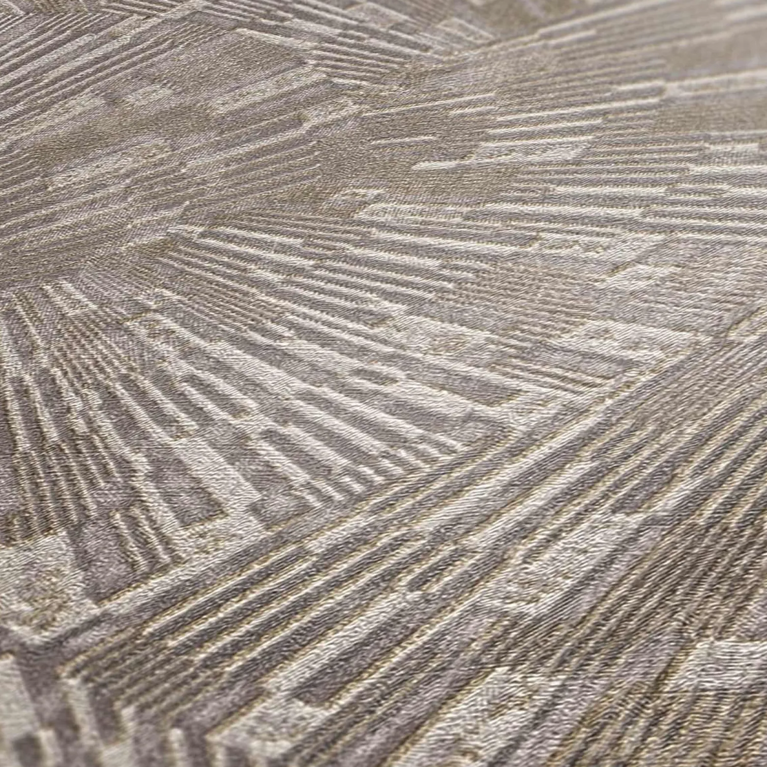 Vliestapete 3D Grafisch beige silber Glanz 38203-3