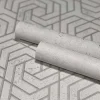 Vliestapete 3D Grafisch Metallic grau silber 32607