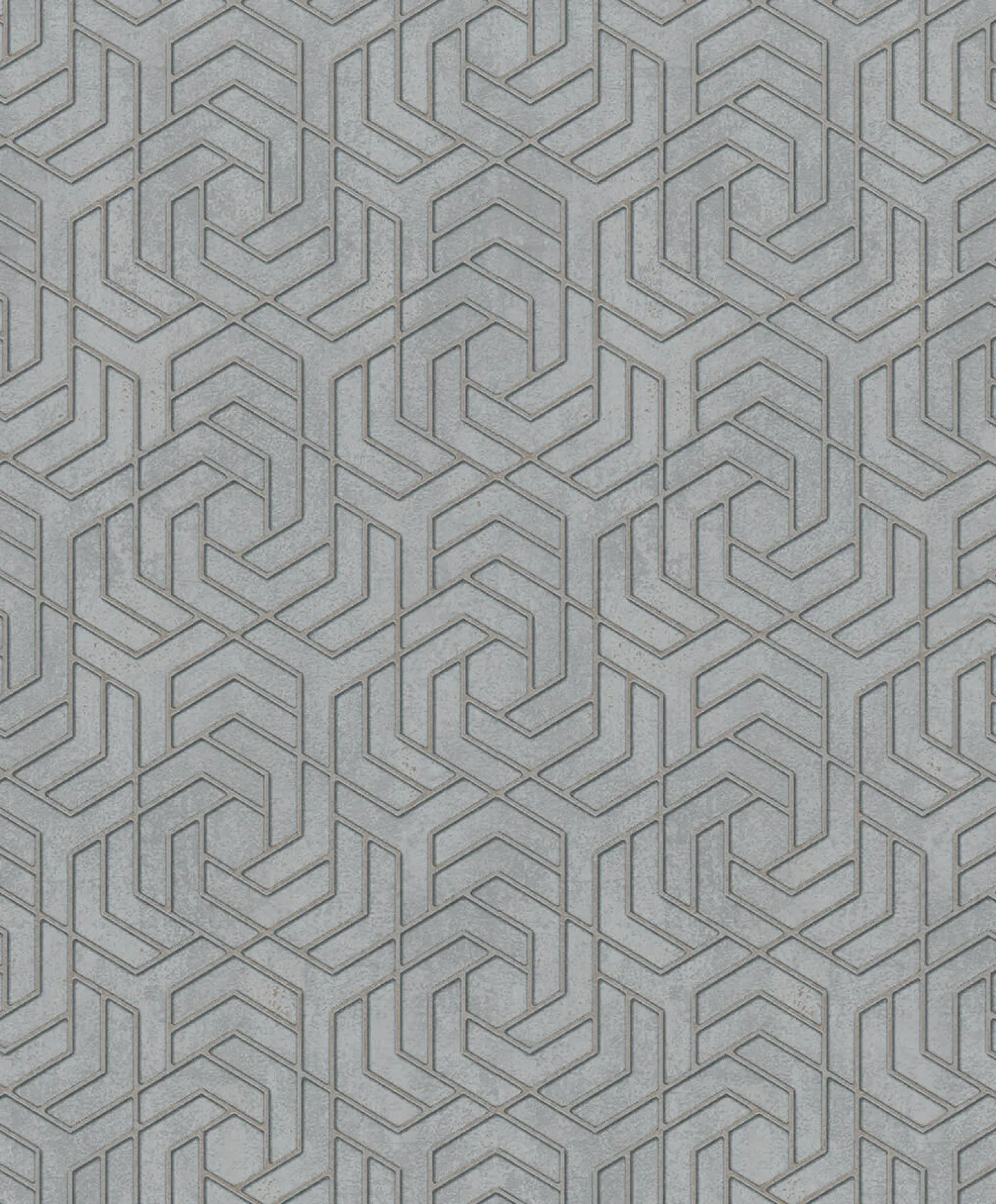 Vliestapete 3D Grafisch Metallic grau gold 32610