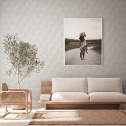 Vliestapete 3D-Optik Grau Weiß Silber Metallic 38506-2