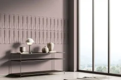 Vliestapete 3D Optik Kacheln Betonoptik Rosa Grau 34479