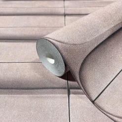 Vliestapete 3D Optik Kacheln Betonoptik Rosa Grau 34479