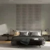 Vliestapete 3D Optik Kacheln Betonoptik Grau Braun 34475