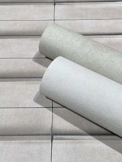 Vliestapete 3D Optik Kacheln Betonoptik Grau Braun 34475