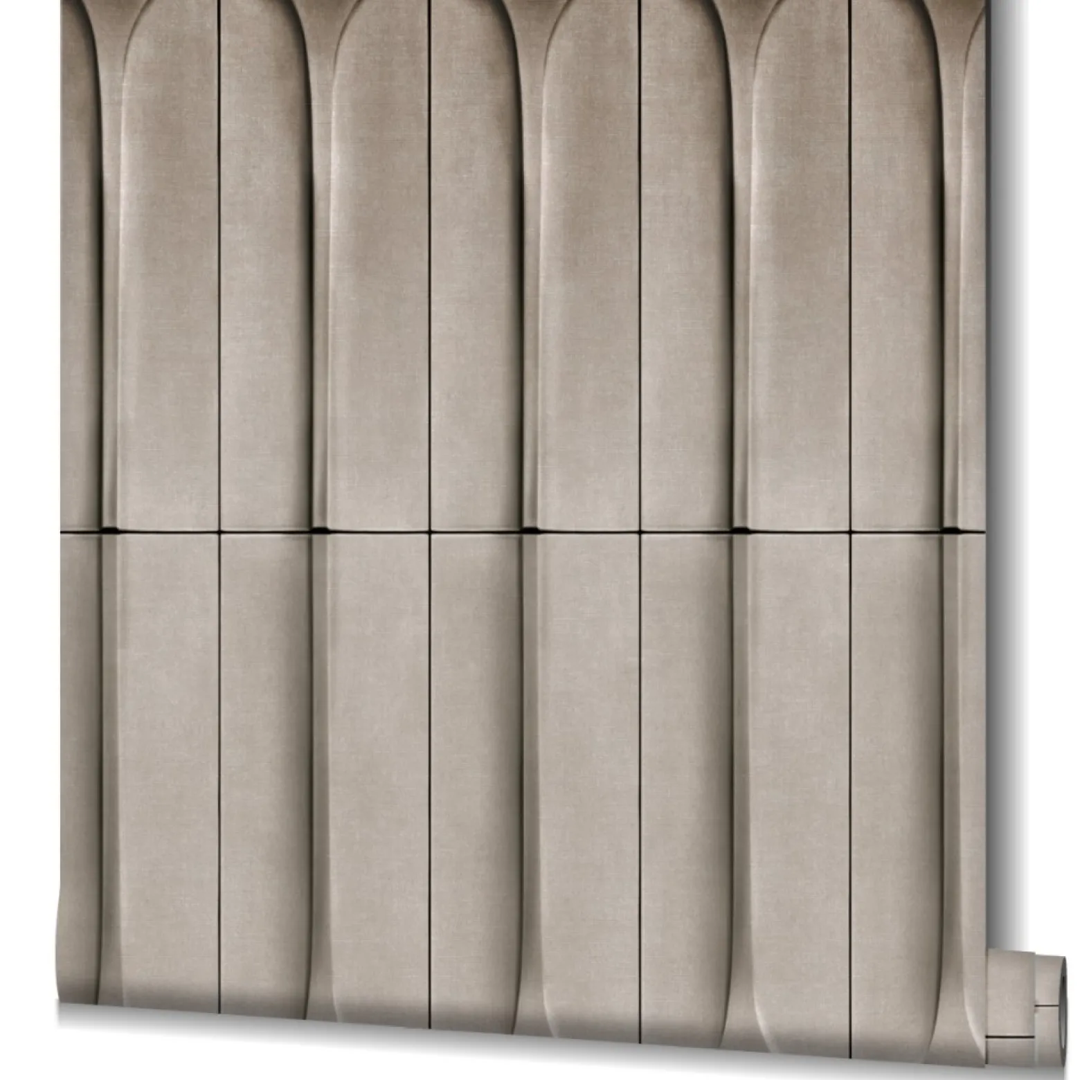 Vliestapete 3D Optik Kacheln Betonoptik Grau Braun 34475