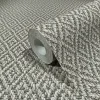 Vliestapete 3D-Optik Rauten Geflecht Braun Grau 47487