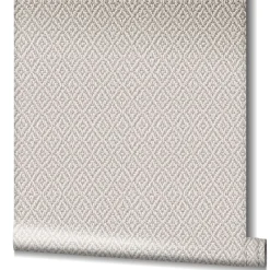 Vliestapete 3D-Optik Rauten Geflecht Beige Creme 47488