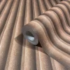 Vliestapete 3D-Optik Streifen Muster Braun Beige 81698