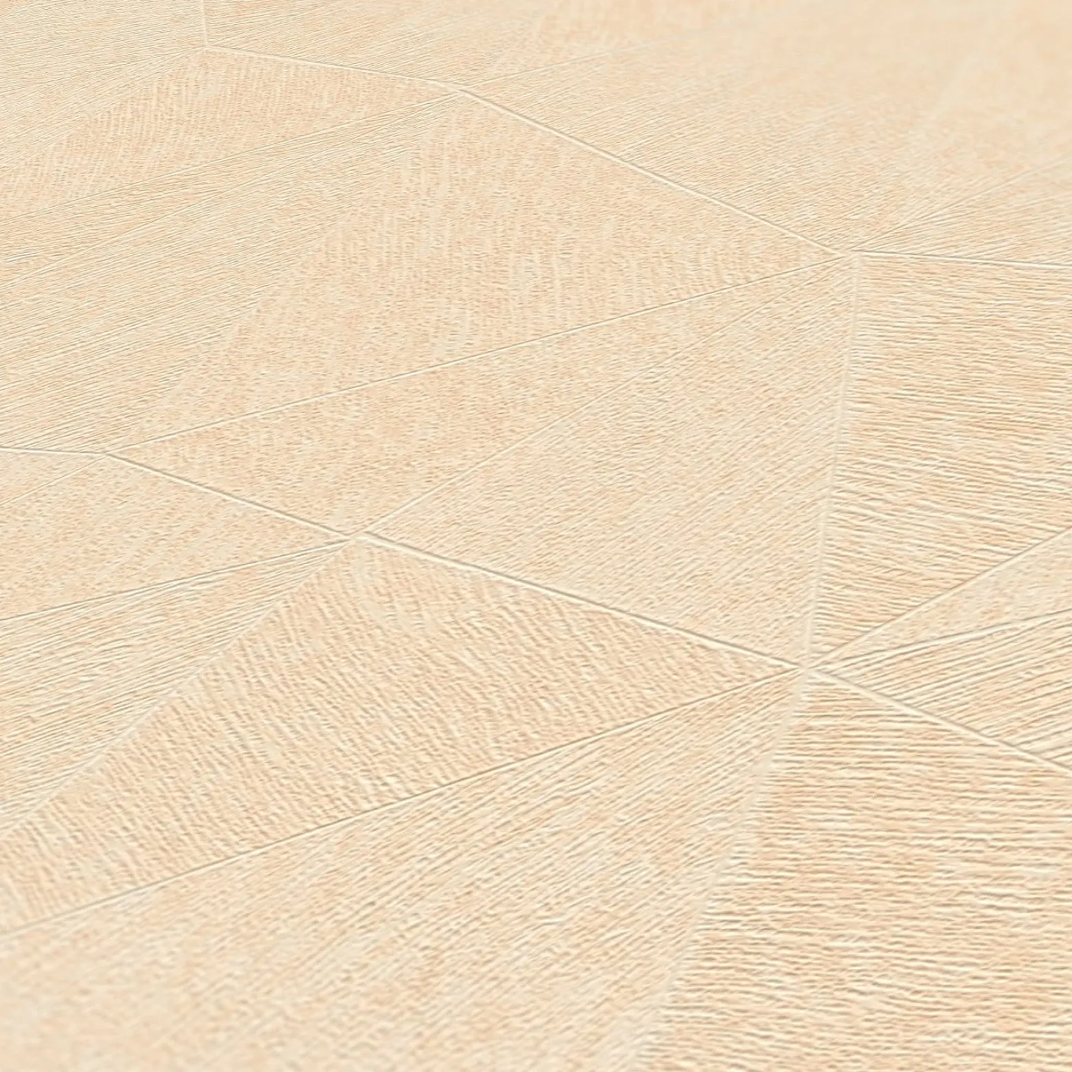 Vliestapete Dreiecke Muster 3D-Optik Beige 39129-3