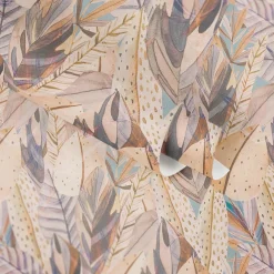 Vliestapete Dschungel Blätter Beige Lila 78220-2