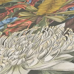 Vliestapete Dschungel Floral Schwarz Grün 39428-2