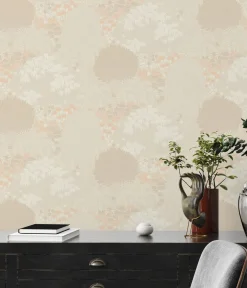 Vliestapete Dschungel Floral Wald Beige Creme 39350-2