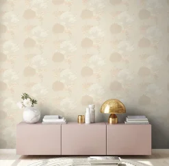 Vliestapete Dschungel Floral Wald Beige Creme 39350-2