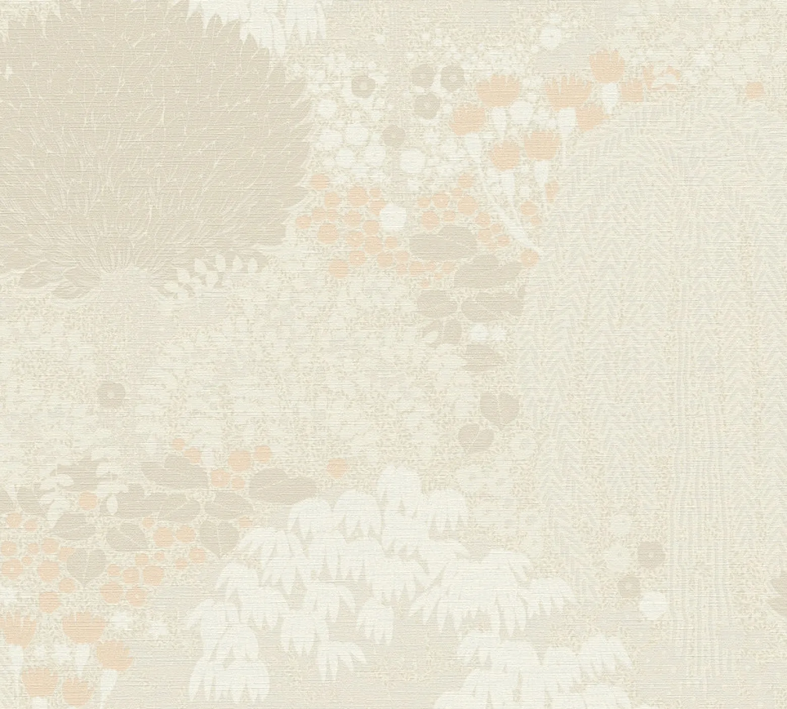 Vliestapete Dschungel Floral Wald Beige Creme 39350-2