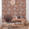 Vliestapete Dschungel orange weiß braun 37520-4