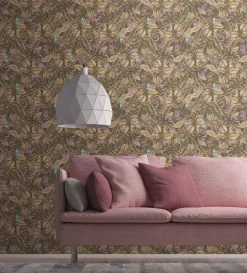 Vliestapete Dschungel Tropisch Braun Beige 39425-3