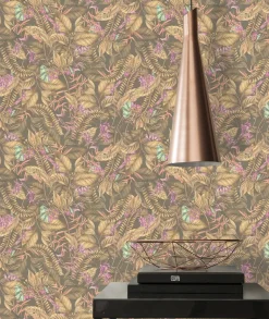 Vliestapete Dschungel Tropisch Braun Beige 39425-3