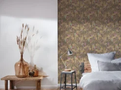 Vliestapete Dschungel Tropisch Braun Beige 39425-3