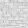 Vliestapete 3D Stein-Optik Backsteine hellgrau 6318-10