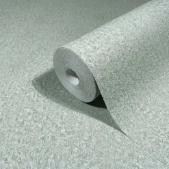 Vliestapete Einfarbig Betonoptik Grün Grau 35543