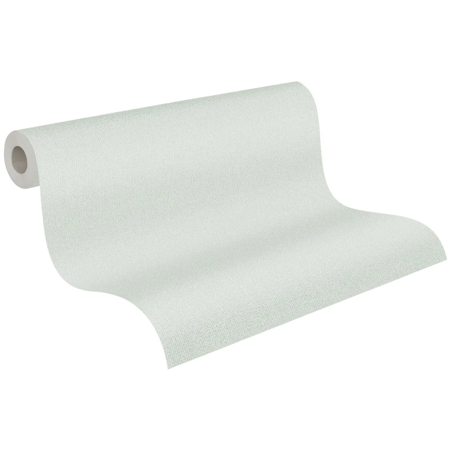 Vliestapete Einfarbig Leinenoptik Grün Grau 39039-8