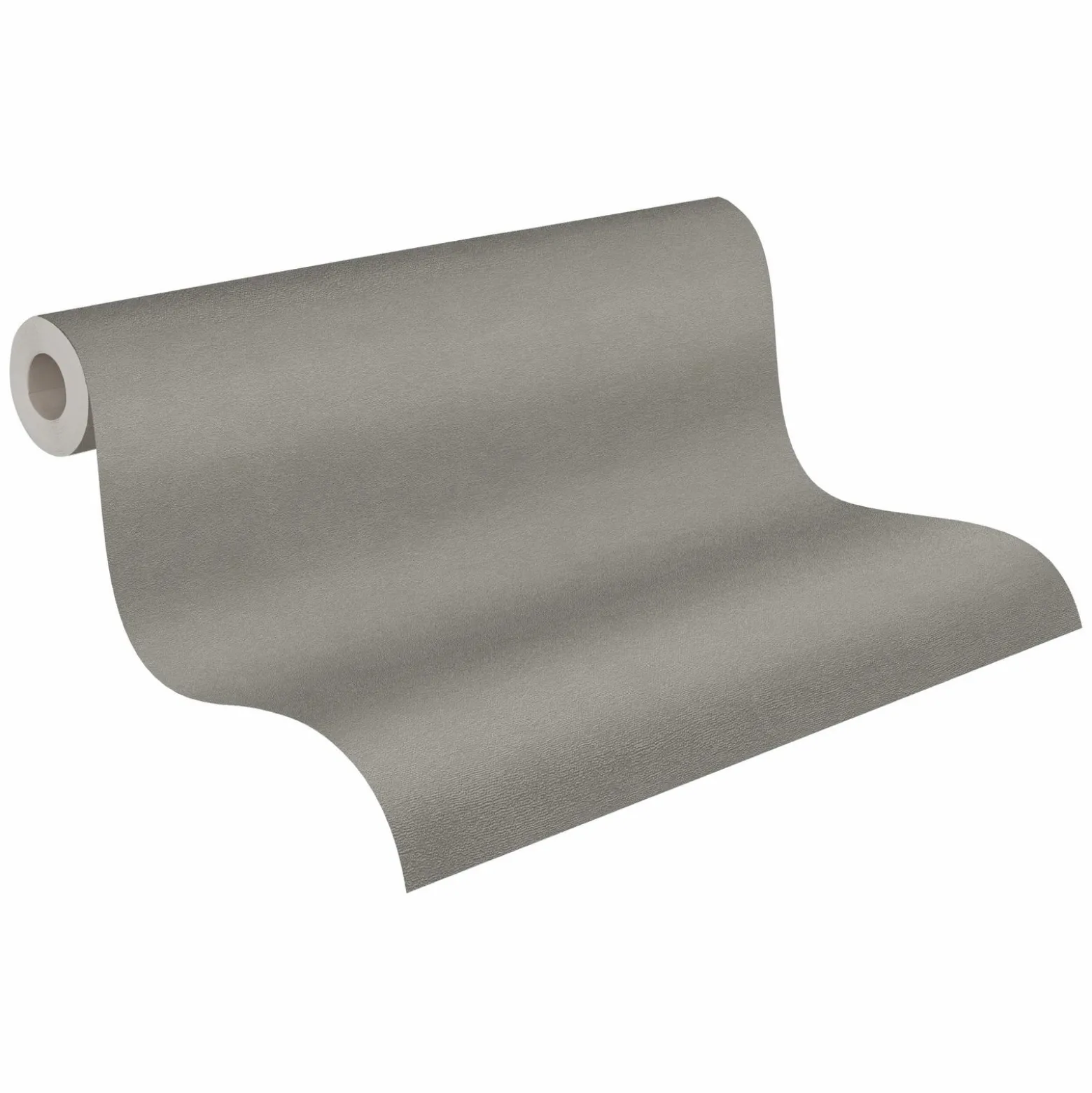Vliestapete Einfarbig Meliert Modern Grau 39938-1