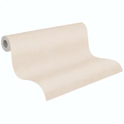 Vliestapete Einfarbig Meliert Creme Beige 39341-6