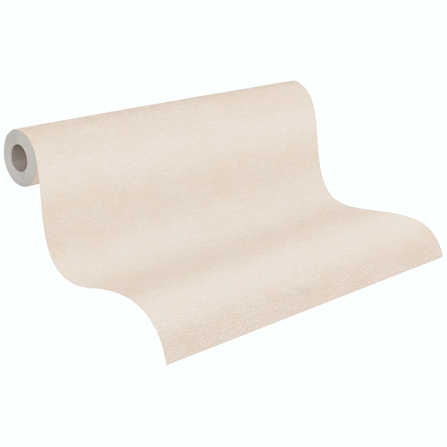 Vliestapete Einfarbig Meliert Creme Beige 39341-6