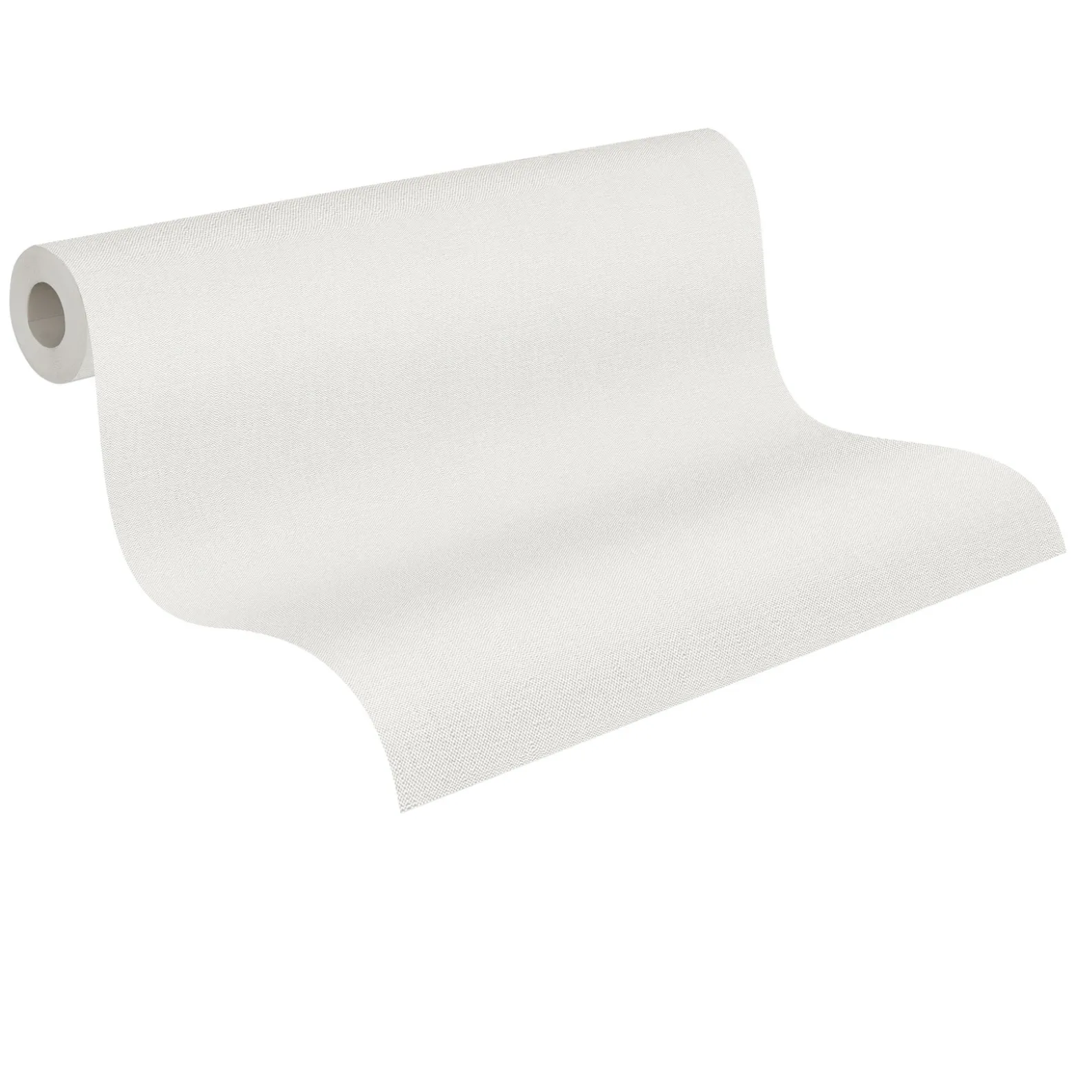 Vliestapete Einfarbig Struktur Stoffoptik Creme 3978-05