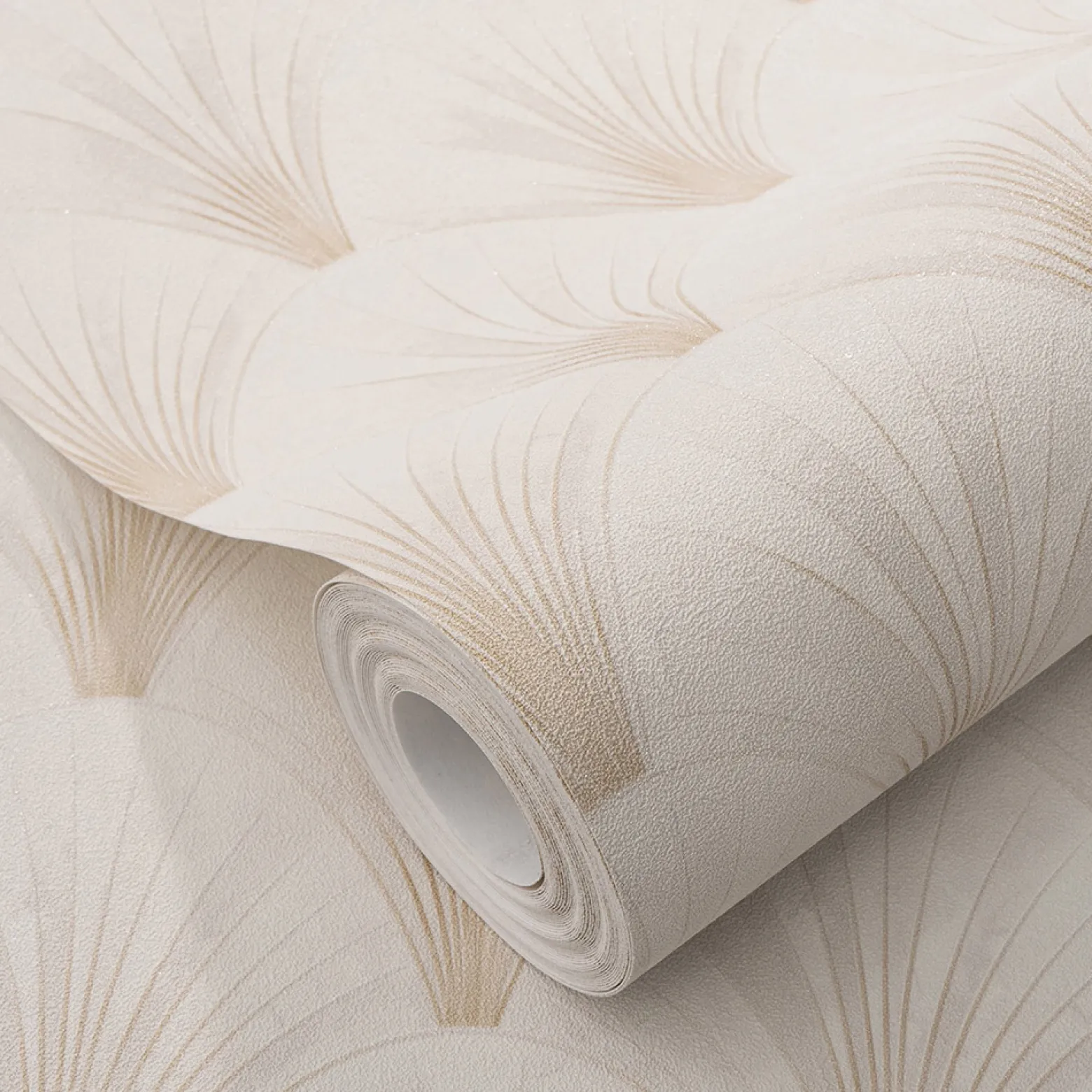 Vliestapete Elle Art Deco Creme Beige Glitzer 10451-14