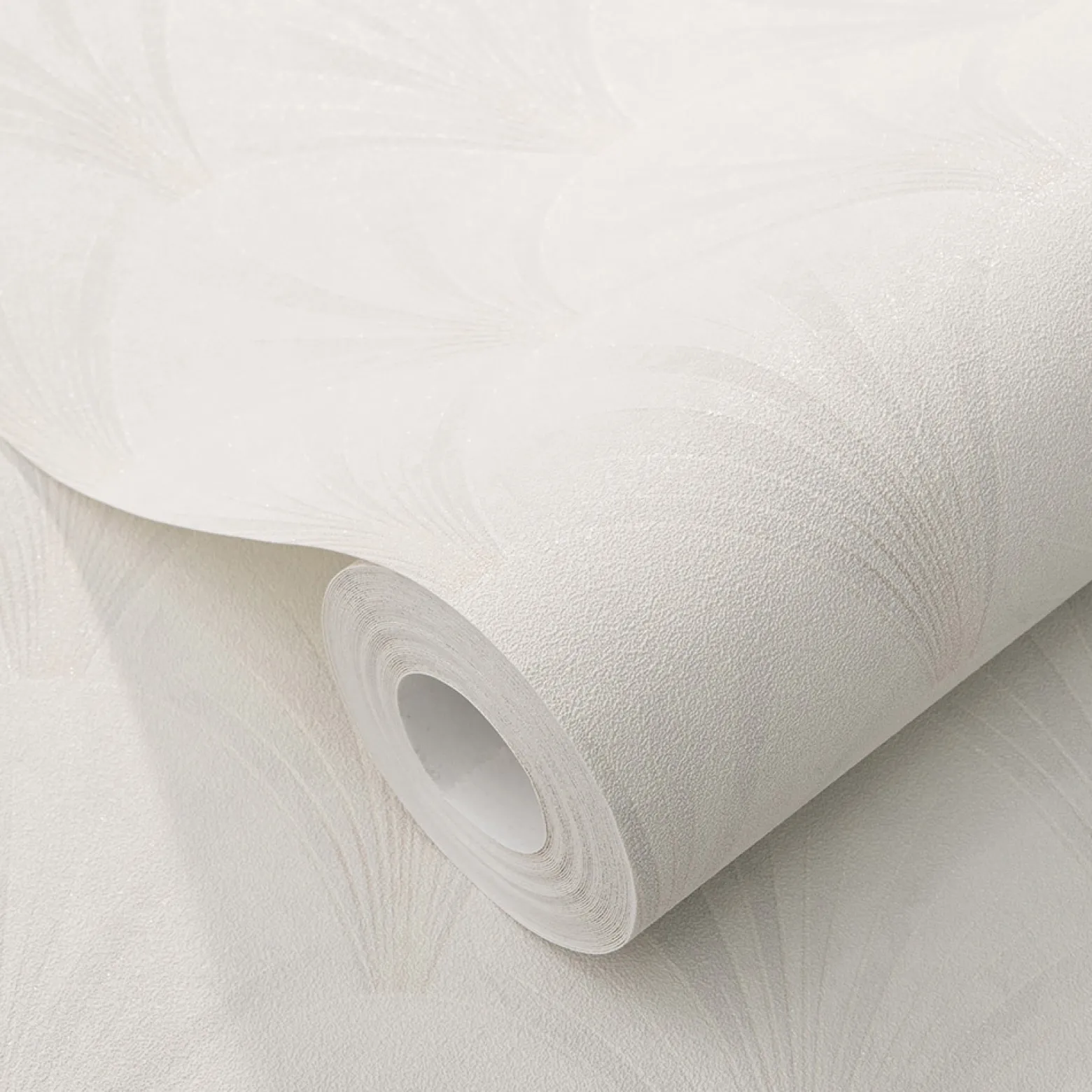 Vliestapete Elle Art Deco Weiß Creme Glitzer 10451-31