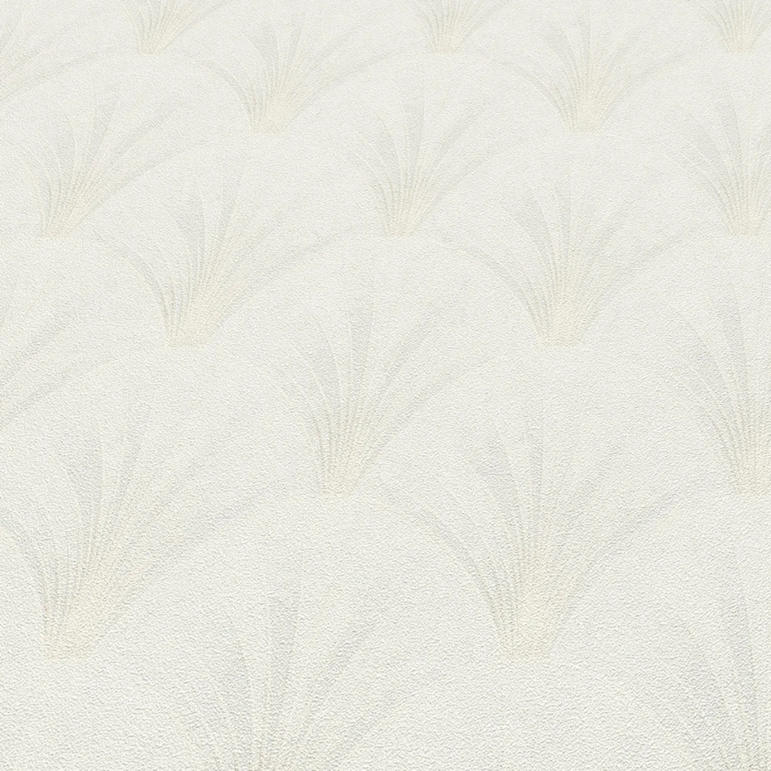 Vliestapete Elle Art Deco Weiß Creme Glitzer 10451-31