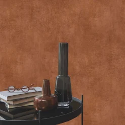 Vliestapete Elle Beton Optik Orange Braun 10438-13