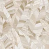 Vliestapete Elle Blätter Beige Creme Glitzer 10446-02