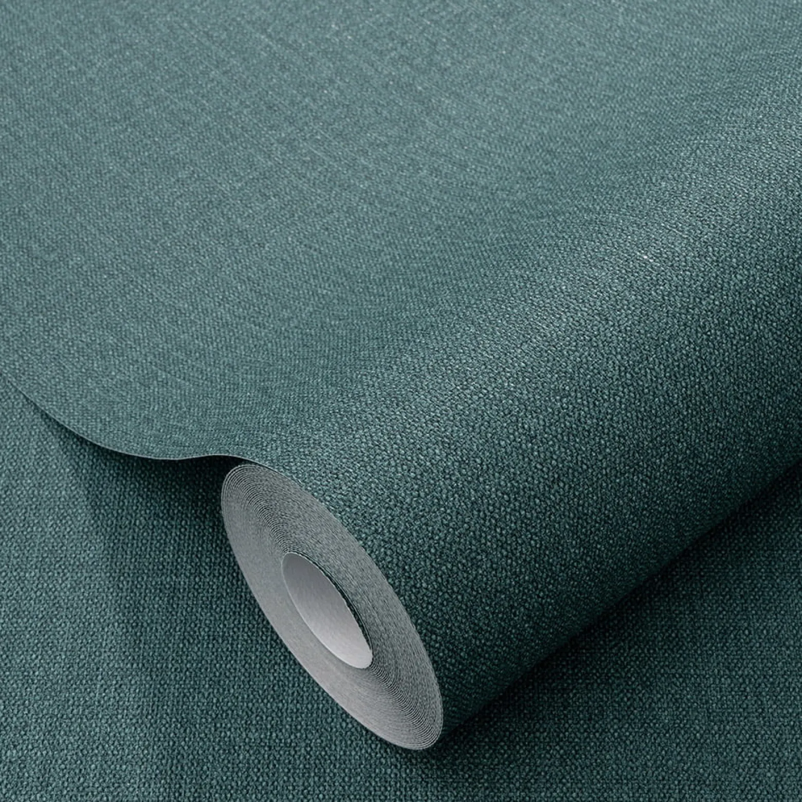 Vliestapete Elle Einfarbig Textil Optik Petrol 10444-19