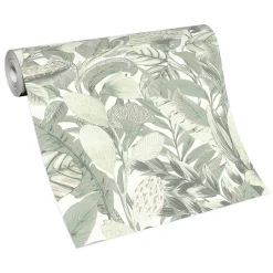Vliestapete ELLE Floral Blumen grün weiß 10202-07