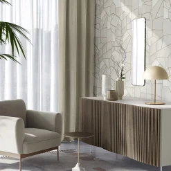 Vliestapete Elle Grafik Beige Gold Metallic 10445-02