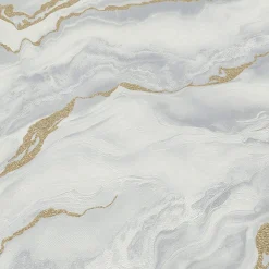 Vliestapete Elle Marmor Grau Gold Metallic 10447-31