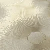 Vliestapete ELLE Sonne Kreise beige Metallic 10191-02