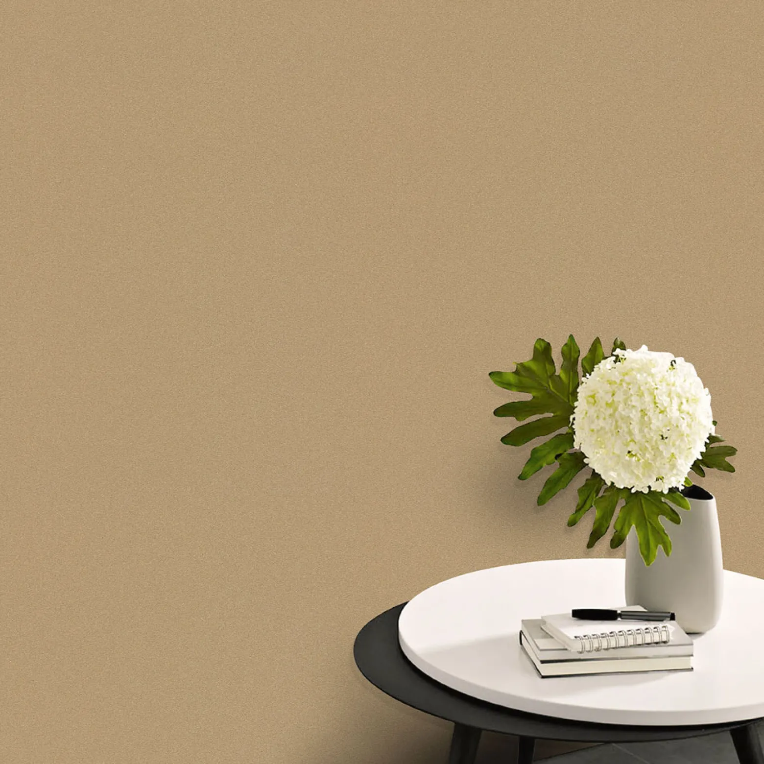 Vliestapete Elle Uni Struktur Gold Metallic 10335-30