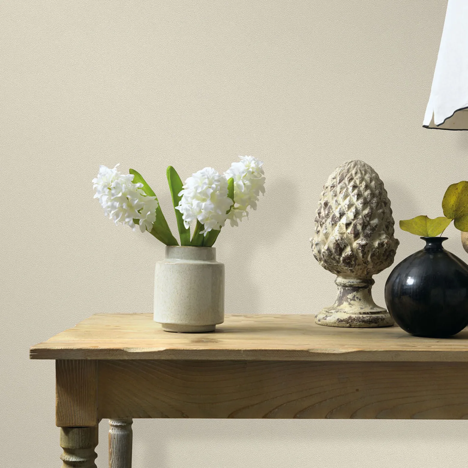 Vliestapete Elle Uni Struktur Beige Creme 10335-14